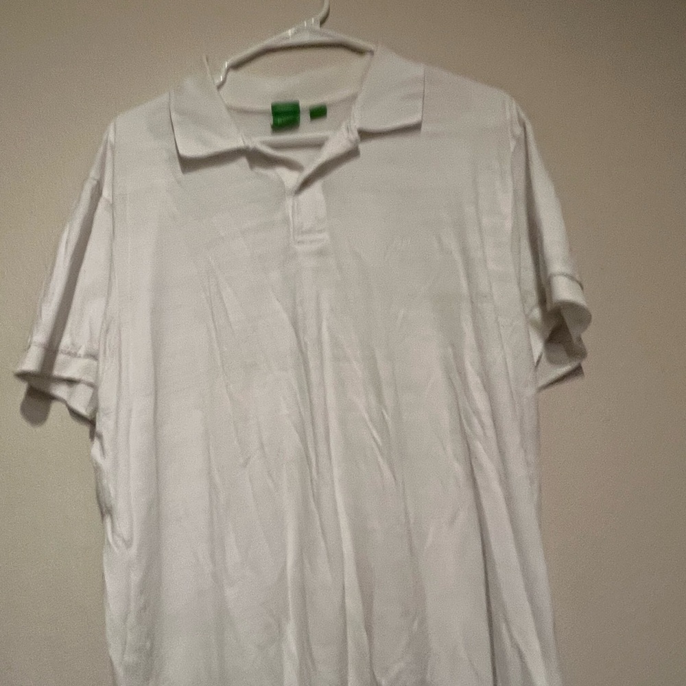 Men's White Hugo boss  Polo Shirt
